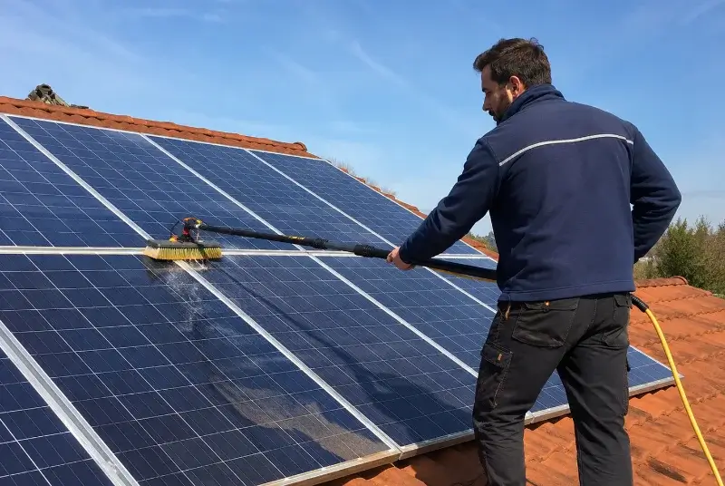 Nettoyage et entretien de panneaux solaires à Genech